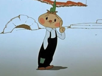 Кадр из мультфильма "Чиполлино"