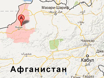 Провинция Фарьяб. Карта сервиса Google Maps