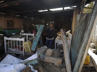 Последствия землетрясения в Гватемале. Фото ©AFP 