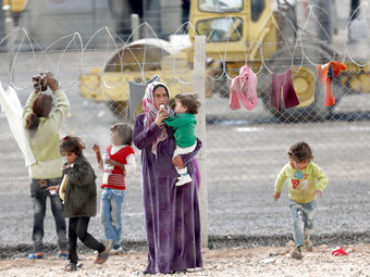 Лагерь сирийских беженцев в Турции. Фото Reuters