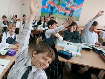 Учащиеся школы   19 Ставропольского края. Фото РИА Новости, Александр Викулов