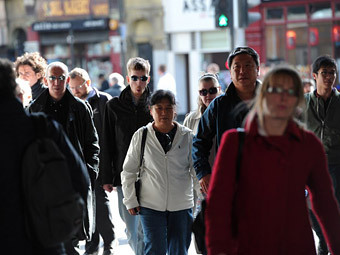 Жители Лондона. Фото ©AFP