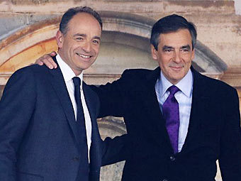 Франсуа Копе и Франсуа Фийон. Фото ©AFP