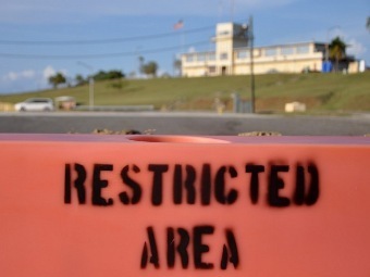 Вид на военную базу США в Гуантанамо. Фото из архива ©AFP