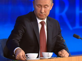 Владимир Путин. Кадр телеканала "Россия 24"