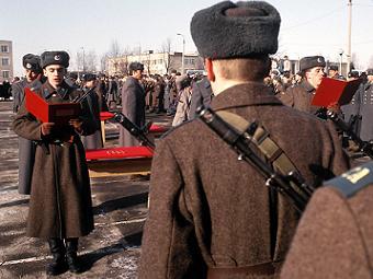 Принятие воинской присяги. Фото РИА Новости, Владимир Вяткин