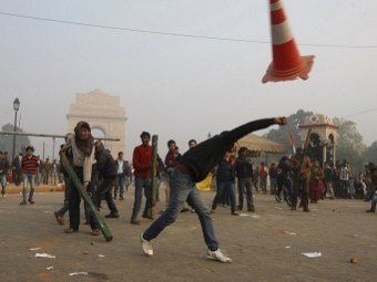 Беспорядки в Нью-Дели. Фото ©AFP