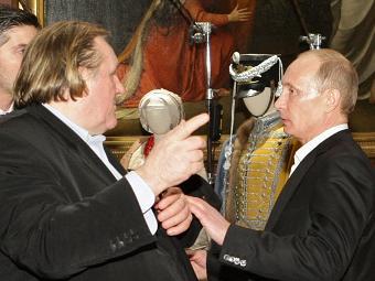 Жерар Депардье и Владимир Путин. Фото: Алексей Никольский / РИА Новости