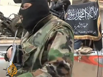 Сирийские повстанцы. Кадр: телеканал Al JAzeera