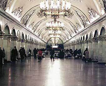 Станция ''Комсомольская''. Фото с сайта ''Московское метро''