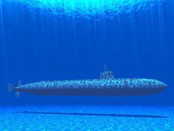 Подводная лодка. Иллюстрация Pacific Graphics с сайта nis-ei.eng.hokudai.ac.jp