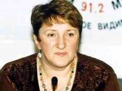 Галина Старовойтова в студии радиостанции ''Эхо Москвы''