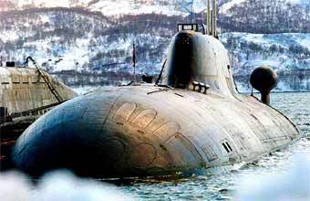 Атомная подводная лодка у пирса. Фото с сайта "Приморский край России"