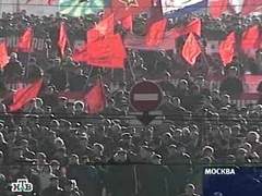 Ноябрьская демонстрация, кадр НТВ, архив