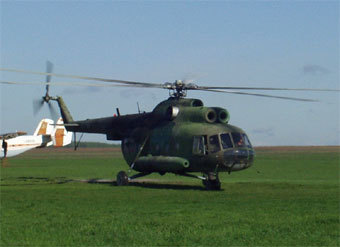 Вертолет Ми-8. Фото Сергея Рубл ва, Lenta.Ru