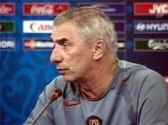 Главный тренер сборной России Георгий Ярцев. Кадр Первого канала, архив