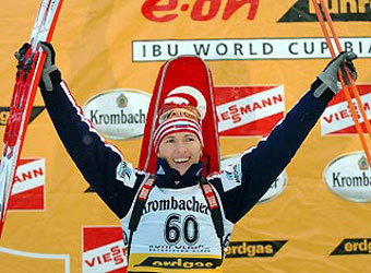Ольга Пылева. Фото c сайта Международного союза биатлонистов