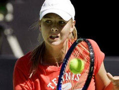 Мария Шарапова в Мельбурне. Фото с сайта sharapova.ru