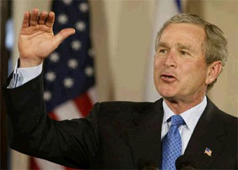 Действующий президент США Джордж Буш. Фото Reuters