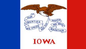 Флаг штата Айова, фото с сайта crwflags.com