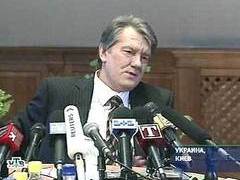 Виктор Ющенко. Кадр НТВ