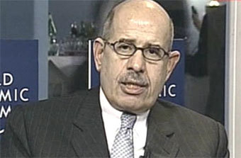 Глава МАГАТЭ Мохаммед Эль-Барадей. Кадр CNN