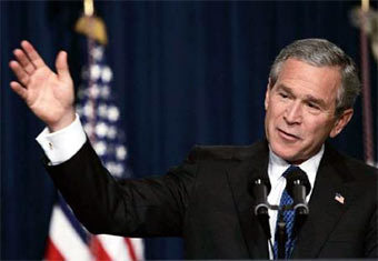 Президент США Джордж Буш. Фото Reuters