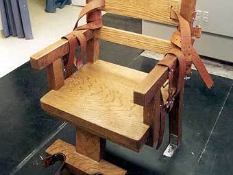 Электрический стул. Фото с сайта Ccadp.Org