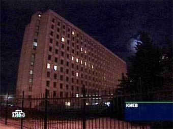 Здание ЦИК Украины, кадр НТВ