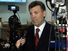 Председатель Центральной избирательной комиссии Украины Сергей Кивалов. Кадр НТВ