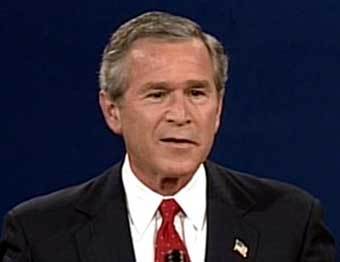 Джордж Буш, кадр CNN