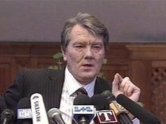 Виктор Ющенко. Кадр НТВ, архив