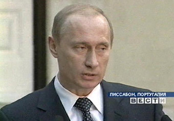 Владимир Путин. Съемка телеканала "Россия"