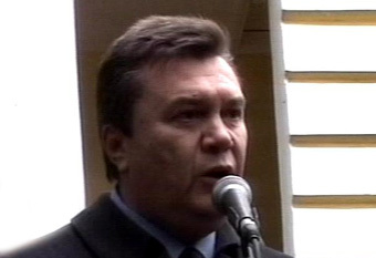 Виктор Янукович. Кадр телеканала НТВ