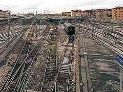 Железнодорожный узел города Болонья. Фото Карлоса Переса Амау, с сайта www.railfaneurope.net