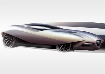 Bertone Alfa Romeo B.A.T. 11.  Bertone