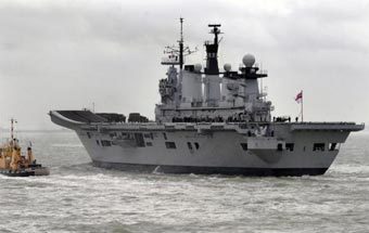 HMS Illustrious.    